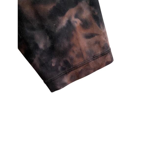 Lululemon Wunder Under Crop Leggings in Tie Dye Multicolor Size 4 - Picture 5 of 7